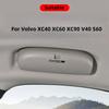 Футляр для очков для Volvo XC40 XC60 XC90 V40 S60 ABS Автомобильный держатель для солнцезащитных очков Ящик для хранения Аксессуары для очков