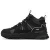 Trek 1S Mid Comfortable Versatile Fleece High-Top Dad Shoes Women Sneaker Black F12W442113FBF