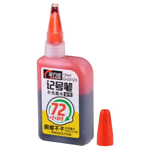 Marker Ink Refills, Oil-Based Marker Refill Ink | Super Color Oil-Based Marker Ink Refills - Multicolor Oil-Based Marker Accessories, Waterproof Woodw