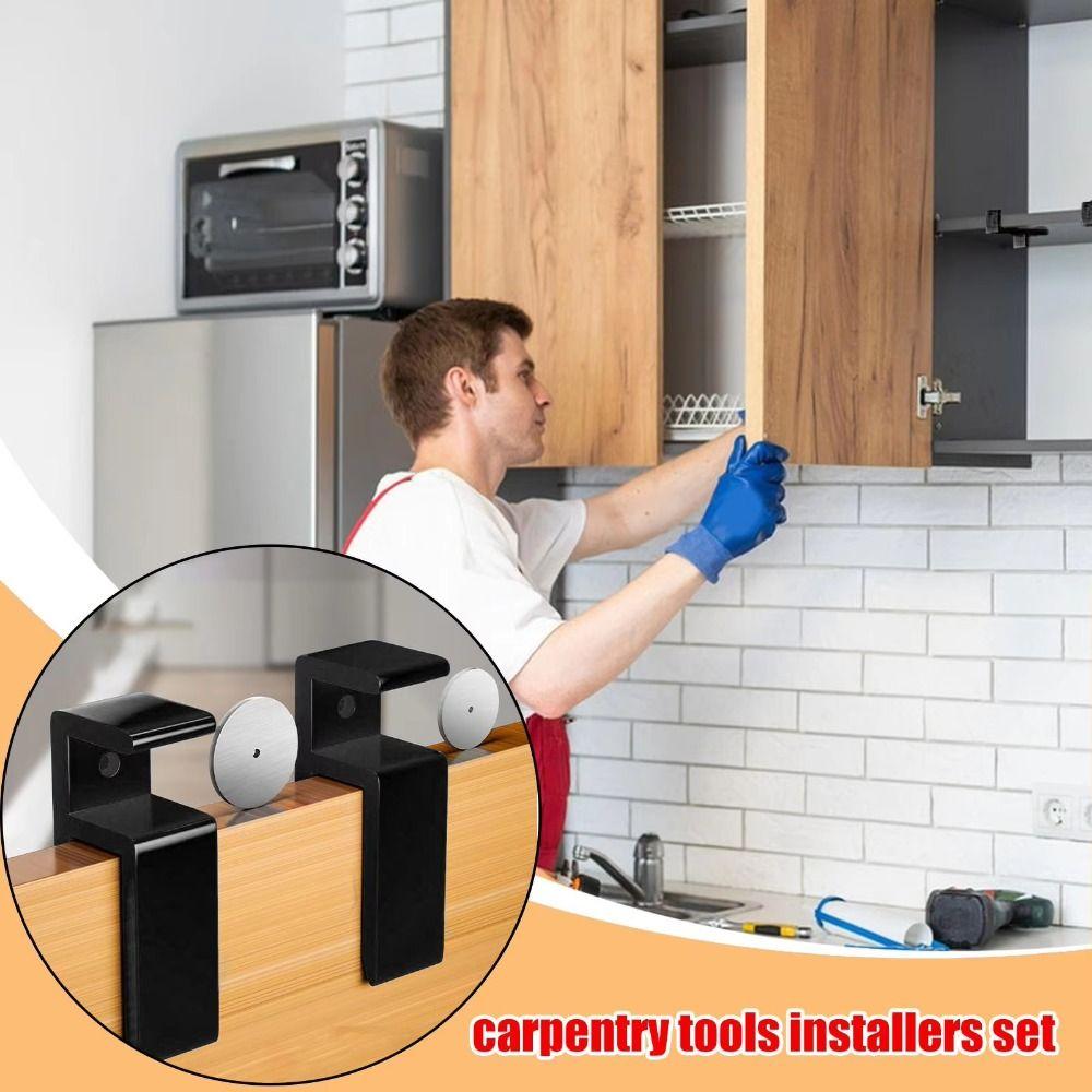 Пластиковый набор шаблонов для закрывания шкафа Синие/Черные шаблоны Зажим для фиксации закрытия Столярные работы