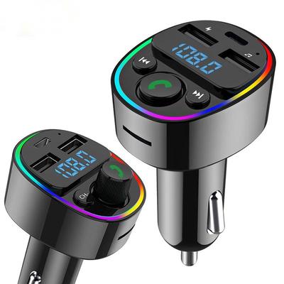 G67 Беспроводной Bluetooth 5.0 FM-передатчик Автомобильный MP3-плеер PD Двойной USB-зарядник Поддержка USB-накопителя TF-карты Без потерь Музыкальный Автомобильный комплект