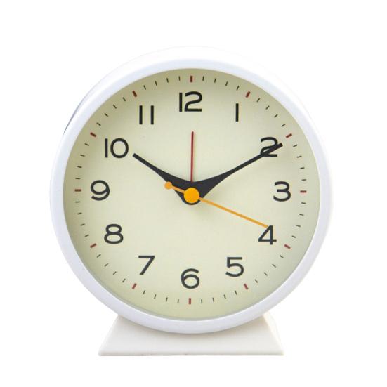 Будильник Винтажный бесшумный настольный будильник с ночником Маленькие прикроватные часы для спальни с функцией повтора для домашнего общежития