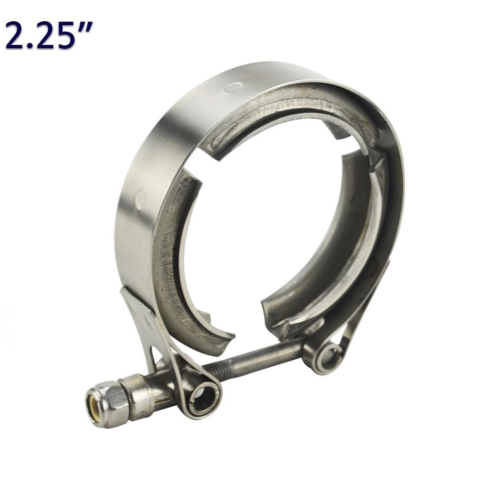 ZUCZUG from 1.5 Inch to 6.0inch SS304 Anti-Rust Temperature Resistance Exhaust V Band Clamp (Clamp Only, NO Flange Included)