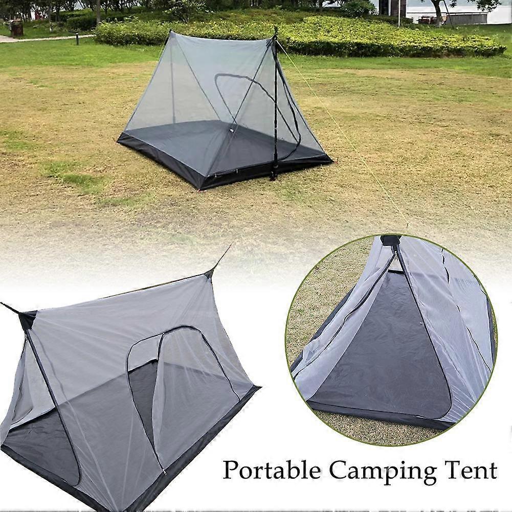 Portable Camping Tent Mosquito Net A-shaped Ultralight Summer Mesh Tent