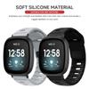 Ремешок для Fitbit Versa 4/Versa3/ Versa 2/Versa Спортивный силиконовый ремешок для запястья для Fitbit Versa Lite/Sense/Sense2 Band corre