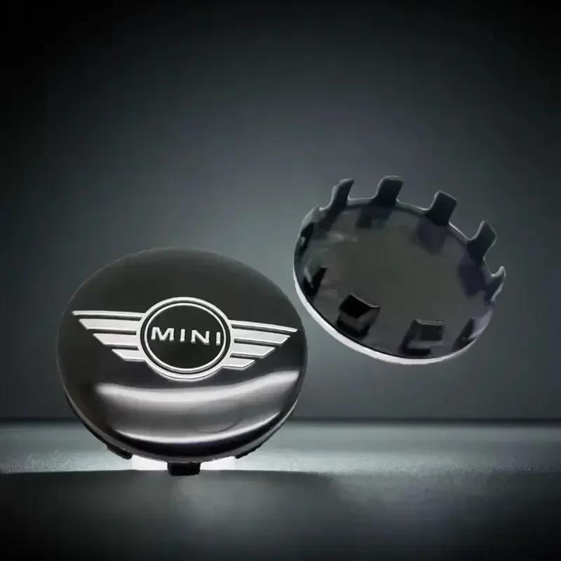 AWROY1 4PCS-56mm for BMW MINI works S One Countryman F54 F55 F56 F57 F60 Car emblem Wheel Center Hub Cap wheel Badge covers