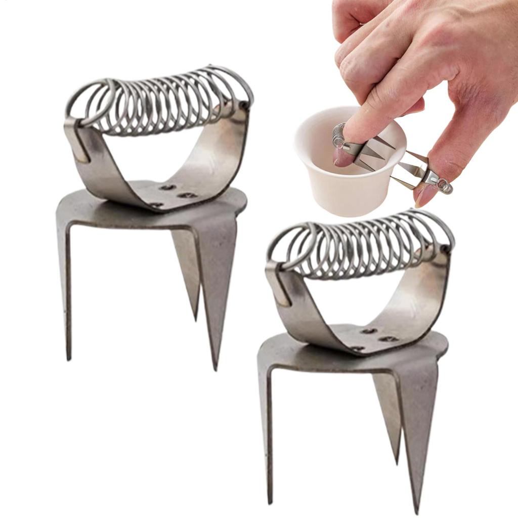 Клипсы для глазурирования кончиков пальцев, щипцы для окунания глиняной скульптуры, инструмент для глазурования керамики для керамики, керамической полимерной глины