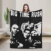 Big Time Rush Логан Хендерсон Фланелевое одеяло Теплое Мягкое Постельное белье Пледы для спальни Декоративное Графическое Покрывало Чехол для дивана-кровати