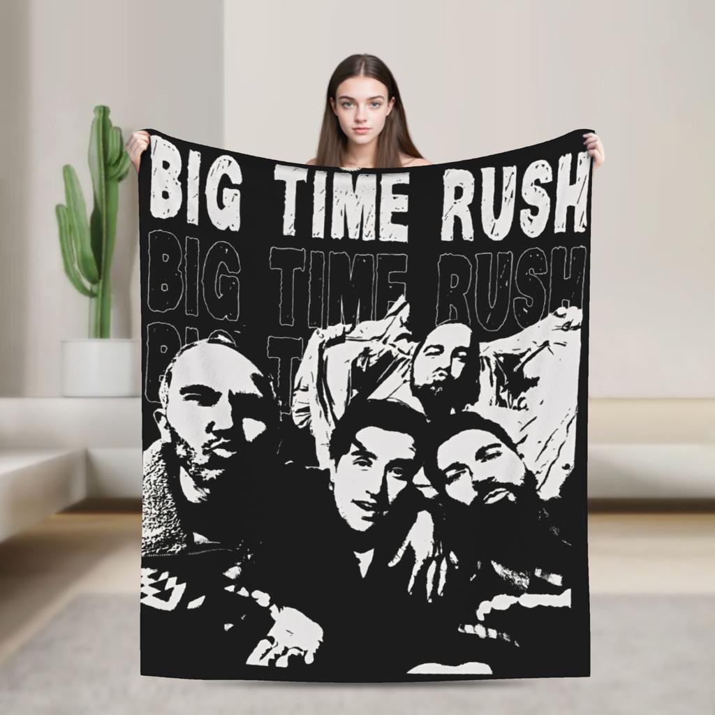 Big Time Rush Логан Хендерсон Фланелевое одеяло Теплое Мягкое Постельное белье Пледы для спальни Декоративное Графическое Покрывало Чехол для дивана-кровати
