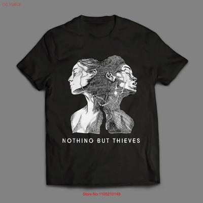 Nothing But Thieves Broken Machine Моральная паника Хлопковая футболка Плотная Винтажная Стильная Унисекс Уличная Одежда Растянутая Мода