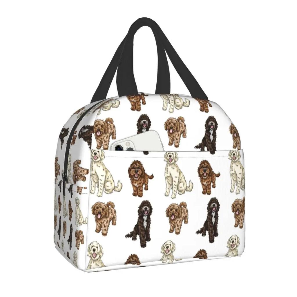 Scottish Terrier Resuable Lunch Boxes Women Multifunction Butterfly Scottie Dog Thermal Cooler Food Insulated Lunch Bag