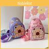 Capybara Print Cartoon Sling Shoulder Crossbody Bag Storage Chest Gift Pack