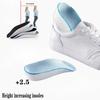 Height Increase Insoles Men Women Shoes Flat Feet Arch Support Orthopedic Insoles Sneakers Heel Lift Memory Foam Soft Shoe Pads