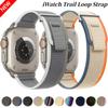 Ремешок Trail Loop для Apple Watch Ultra 3/2 49 мм Серии 11 10 9 8 7 46 мм 45 мм 41 мм 42 мм Спортивный нейлоновый браслет iWatch 6 5 SE 44 мм