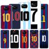 FootBall Number 7 10 30 Soft Case For Xiaomi Poco X3 NFC X4 M4 Pro M3 M2 Phone Cover F3 F2 F1 Mi Note 10 Lite A3 A2 A1 Funda Coq