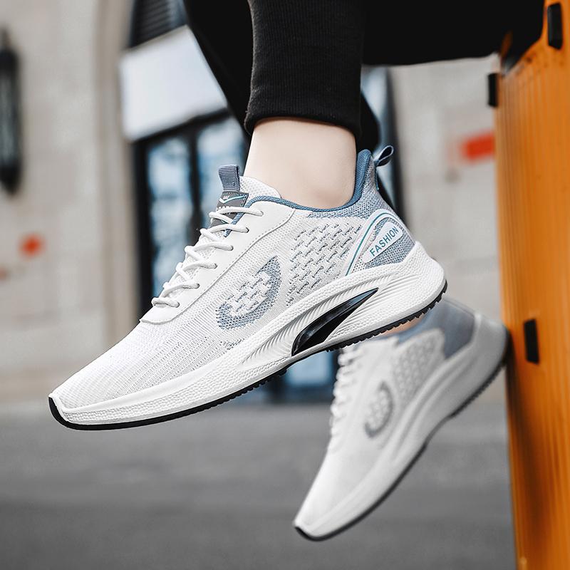 Fashion Sneaker Men Men Summer Mesh Breathable Casual Lac-up Shoes Lightweight Vulcanize Shoe Walking Sneakers Zapatillas Hombre