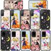 Чехол для iPhone 16 15 Xiaomi Redmi Note 14 13 12 11 Pro Max X 8 9 16e Samsung Galaxy S25 S24 S23 Moto OPPO Huawei Girl Sailor Anime Moon Phone Case
