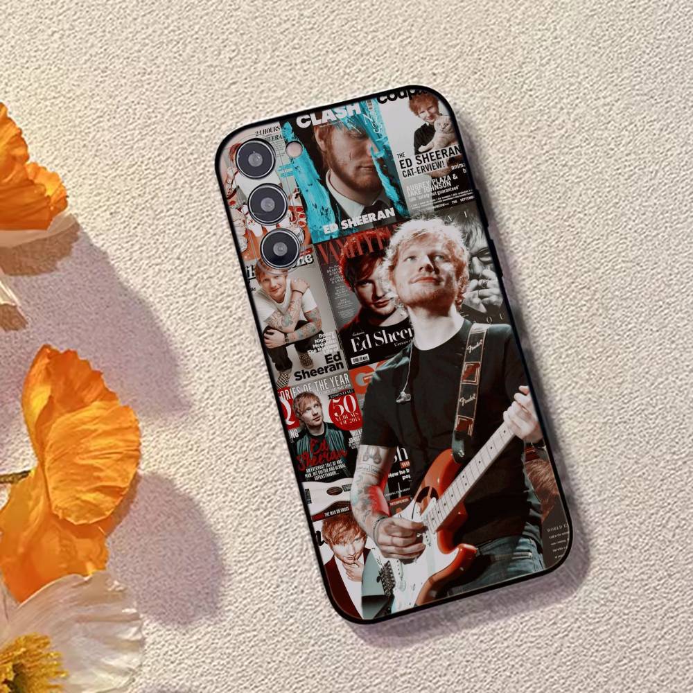 Чехол для телефона Ed Sheeran Горячий певец Черный Силикон Мягкий Для Samsung Galaxy A73,A72,A71,A70,A53,A52,A51