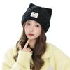 Autumn and Winter Hats Women's Cat Ears Cute Smiley Face Plush Thermal Hat Ear Protector Versatile Knitted Wool Hat