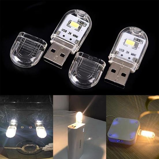 8-светодиодная мини-портативная USB-лампа для кемпинга, мобильного питания, компьютера, ночника