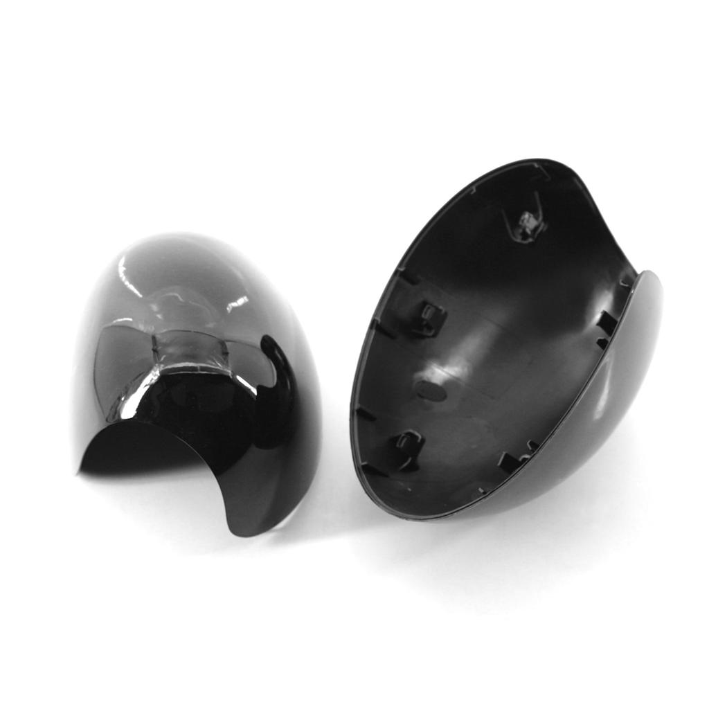 Side Mirror Cover Set L+R Pair Door Wing Mirror Cover Casing Replacement for Mini R55 R56 R57 R58