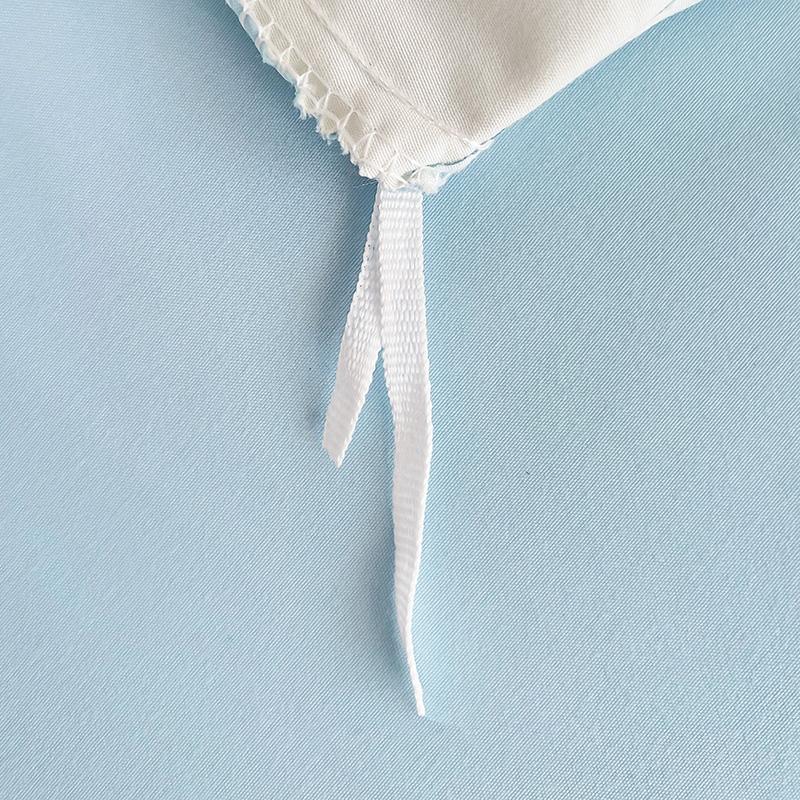 Комплект постельного белья в корейском стиле, пододеяльник из стираного хлопка, двуспальный, двуспальный, пододеяльник, простыня с резинкой, наволочка, постельное белье