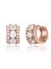 Ellejewelry 14K Gf Серьги-гвоздики с камнями One-Touch Elgpee571