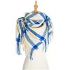 Женский шарф из имитации кашемира, зимний, в клетку, с бахромой, пашмина, женский, зимний шарф, толстый шарф-накидка