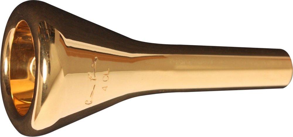 Мундштук для тромбона CGConn (Большой диаметр ствола) [4CL] Модель Кристиана Линдберга, посеребренное покрытие