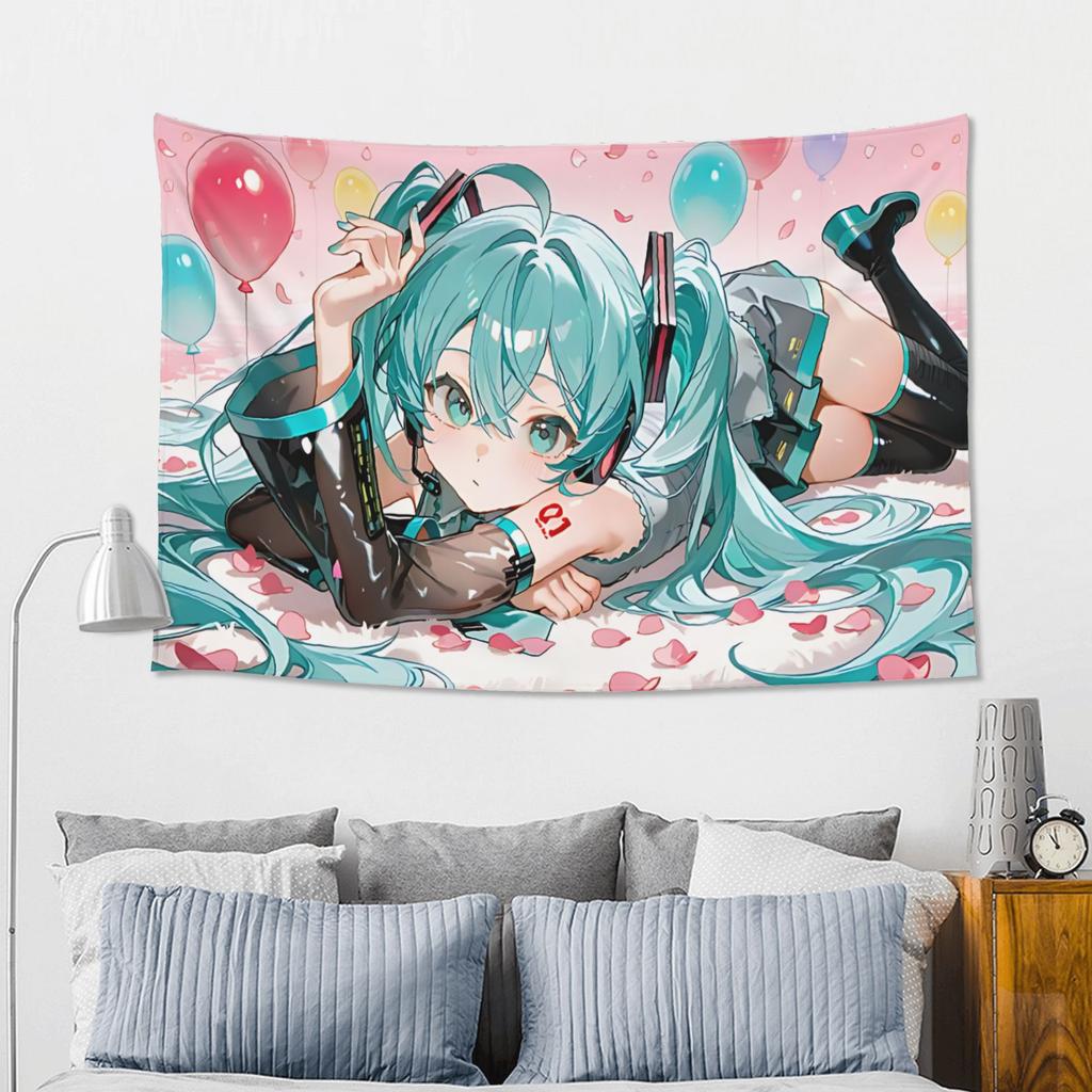 Hatsune Miku Cutecore Tapestry Room decoration Home Decoration Tapestry Decor Accessories Cute Room Decor