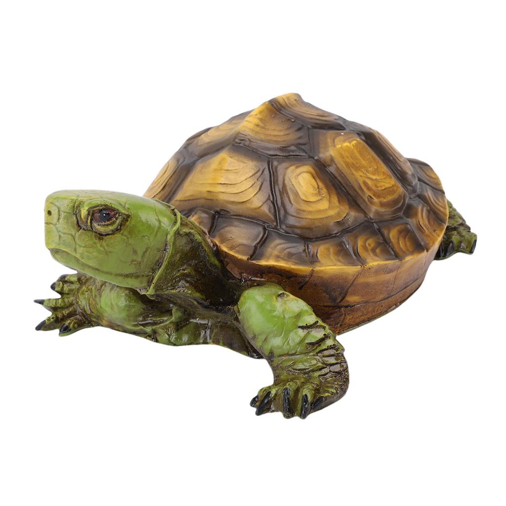 Floating Turtle Pond Decor Resin Turtle Statue Outdoor Garden Figurine for Water Landscape Fountain