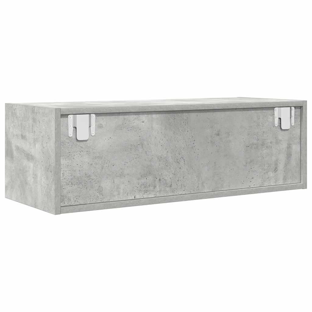 TV Cabinet Concrete Grey 80 x 31 x 25.5 cm Particleboard