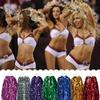 Cheerleading Pom Poms Metallic Pompoms Sports Pom Poms Lightweight Hand Flowers For Party Decorations Cheerleading School