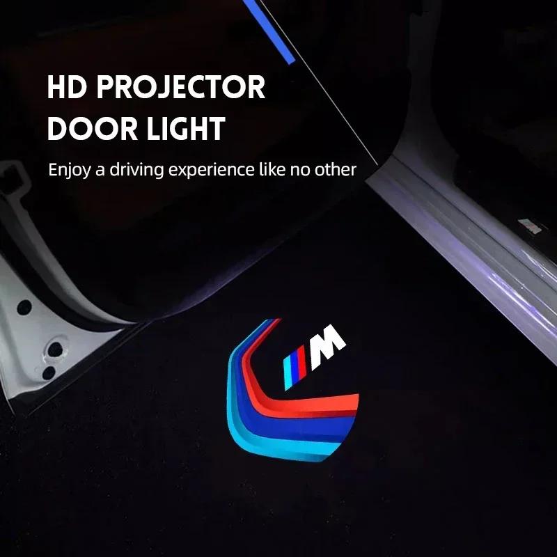 2 шт. Эмблема автомобиля Приветственные огни Автомобильные проекционные лампы для дверей Аксессуары для BMW 3 серии i3 G20 G21 F40 2023 2022 2021 2024