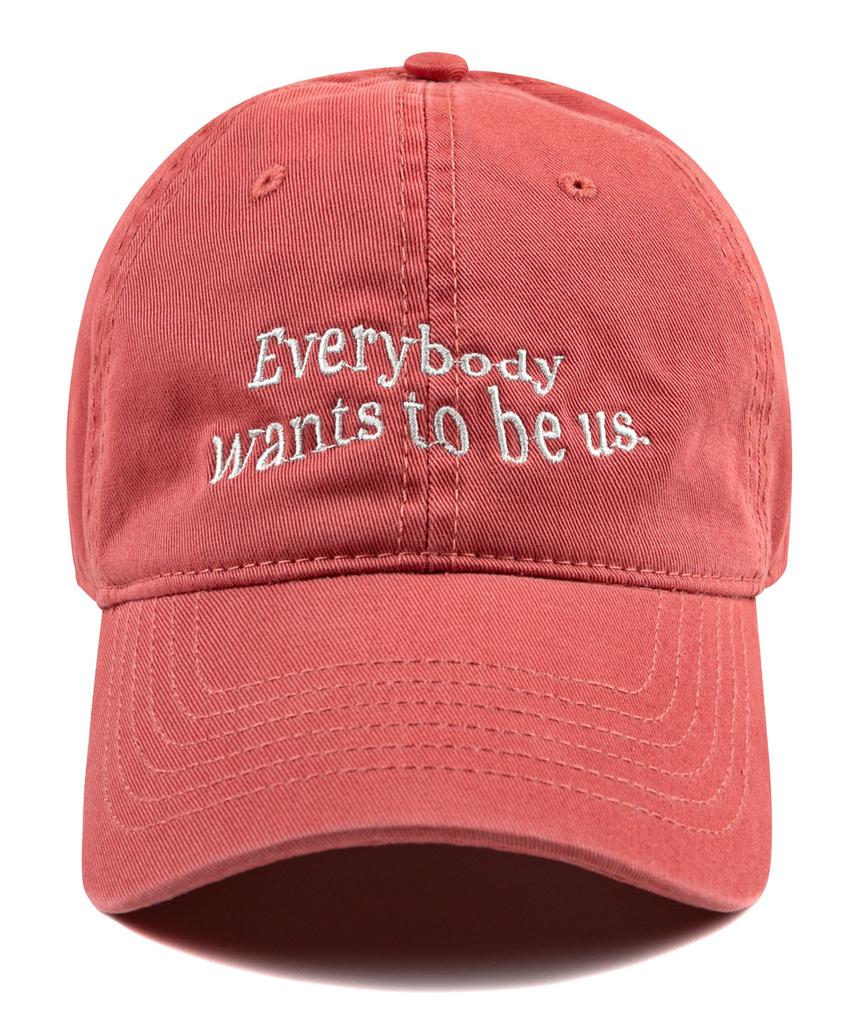 Парик Everyone Wave Washed Бейсболка - Розовый