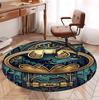Batman Pattern Round Rug, Indoor/Outdoor Mat, for Picnic, Gameroom, Bedroom, Office, Living Room, Home Decor Carpet, Birthday Gift