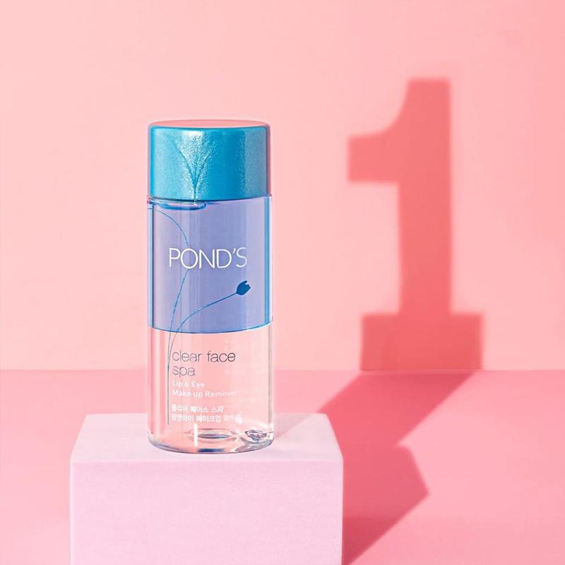 POND'S Clear Face Spa Средство для снятия макияжа с губ и глаз 300 мл