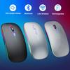 Перезаряжаемая беспроводная мышь, компьютерная Bluetooth-мышь, эргономичная USB-мышь, бесшумная мышь с подсветкой RGB, мышь для ноутбука, ПК, Ipad