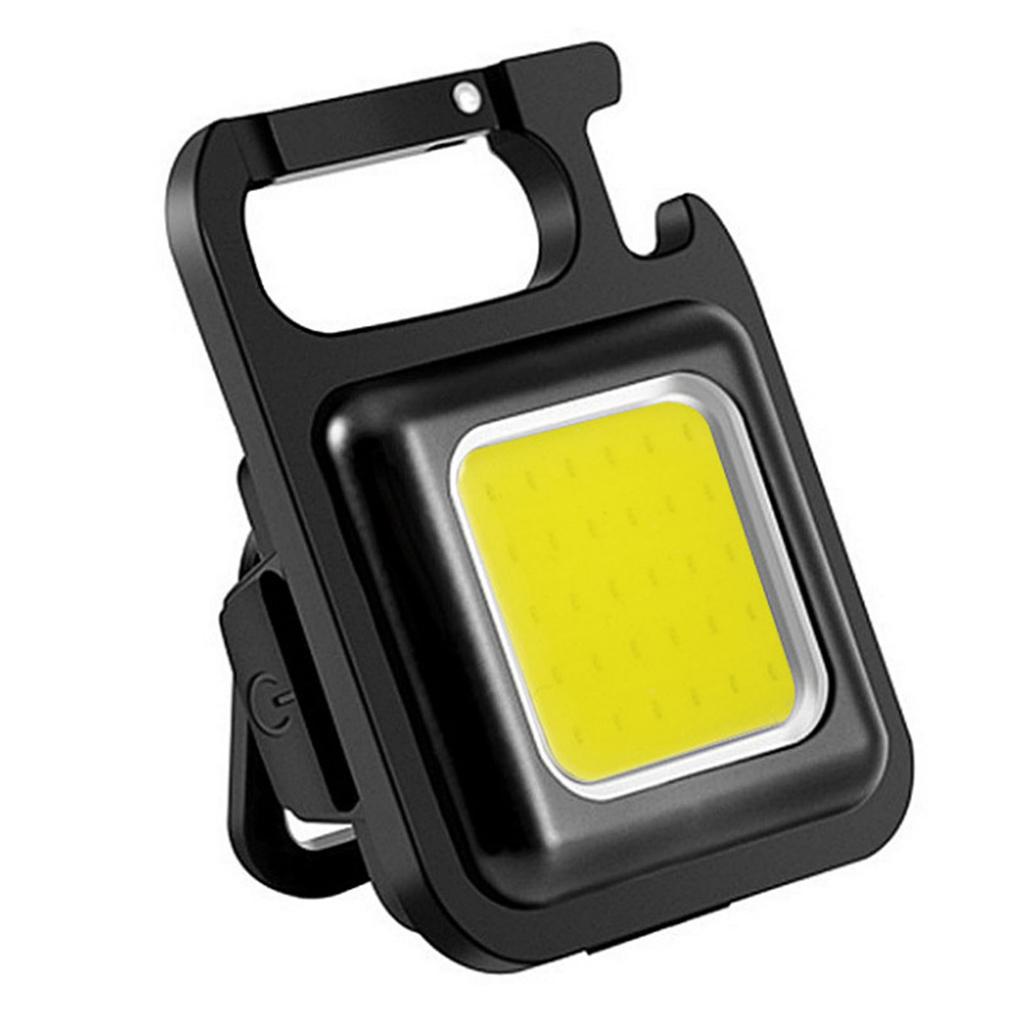 Мини COB Рабочий свет Высокая яркость Портативный Сильный магнитный USB Зарядка Складной Светодиодный Брелок-фонарик