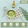 Ceramic Handmade Matcha Whisk Set for Home Temperature Resistant Matcha Bowl Scoop Set Elegant Easy to Clean Japanese Matcha Tea