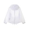 Armani Exchange Куртка с капюшоном на молнии с длинным рукавом, однотонная, SS24, женские куртки, Белый 3DYB62-YN8TZ-1000