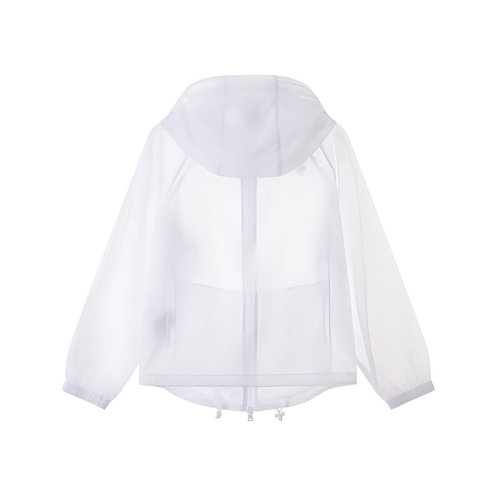 Armani Exchange Куртка с капюшоном на молнии с длинным рукавом, однотонная, SS24, женские куртки, Белый 3DYB62-YN8TZ-1000
