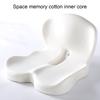 Seat Cushion Anti-Slip Bottom Design Pressure-Reducing Hip Waist Support Memory Foam L-Shaped Integrated Office Chair Seat Cushion