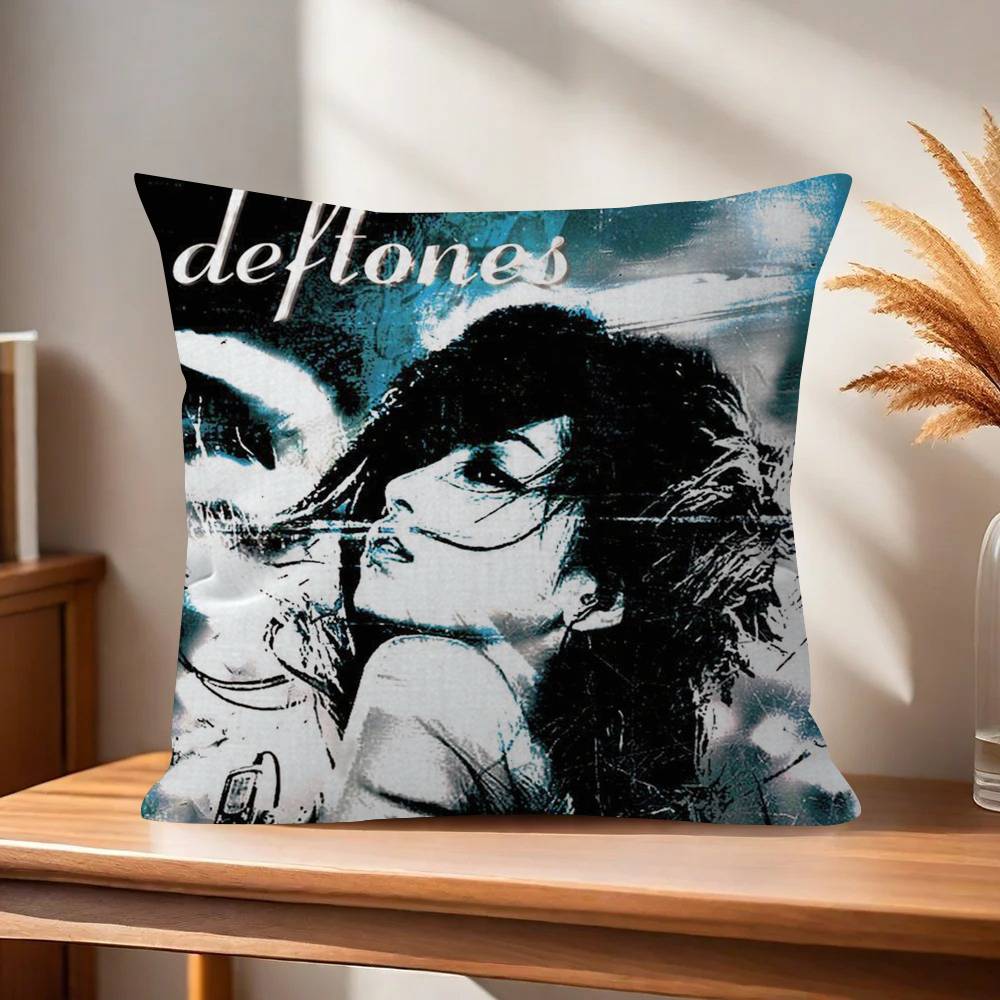 Band album DDeftones COOL  Personalized Pillow Cover Kids Bedroom Wild Party Decor Pillowcase kid Birthday shower Gift