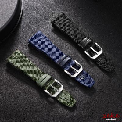 20 мм 21 мм 22 мм Нейлоновый Канвасовый Ремешок для Часов для IWC Pilot Водонепроницаемый Парусиновый Спортивный Ремешок для Часов Кожаный Мужской Женский Наручный Браслет