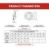 GB93 304 Stainless Steel Spring Lock Washer Square Ends Split Lock Washers M2M2.5M3M4M5M6M8M10M12M14M16M18M20M22M24M27M30