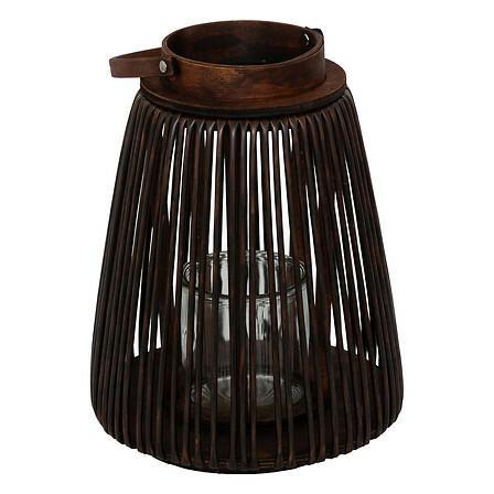 Hopia lantern 24x31 brown industrial/boho style