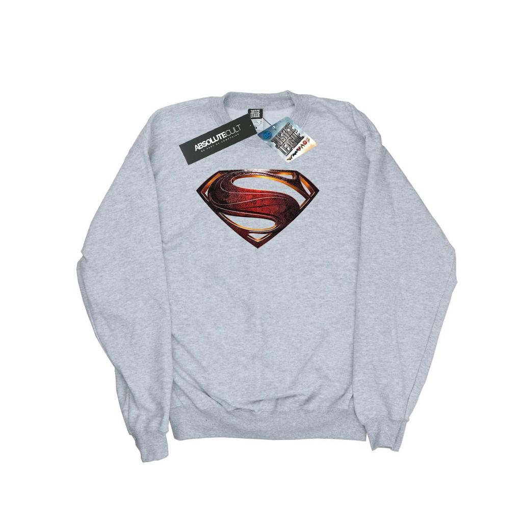 DC Comics Mens Justice League Movie Superman Emblem Sweatshirt
