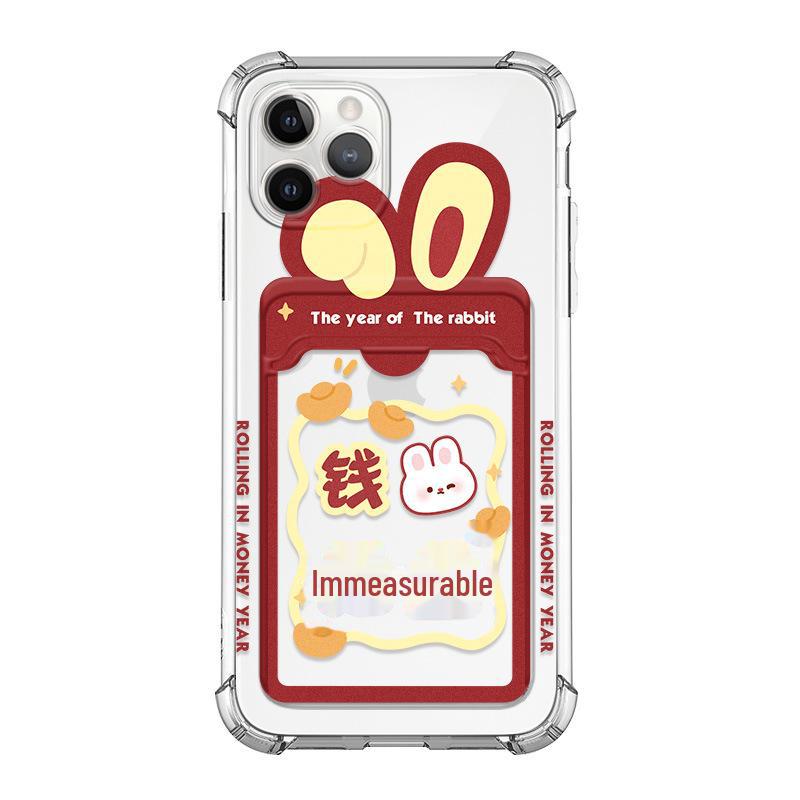 Мультяшный чехол Zhitai для iPhone 13, 14 Pro Max, 15 и 16 Pro - Горячая распродажа в Douyin