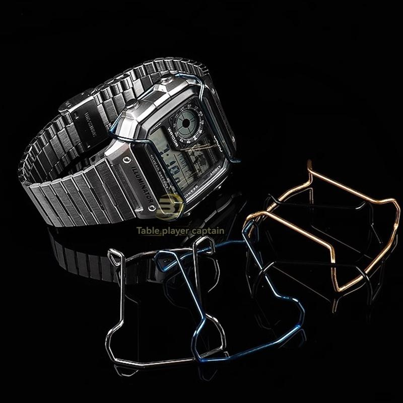 Для Casio AE-1200 AE-1200WH Защитная планка Бампер Серия часов AE1200/1300 Антиударный бампер Аксессуары из нержавеющей стали